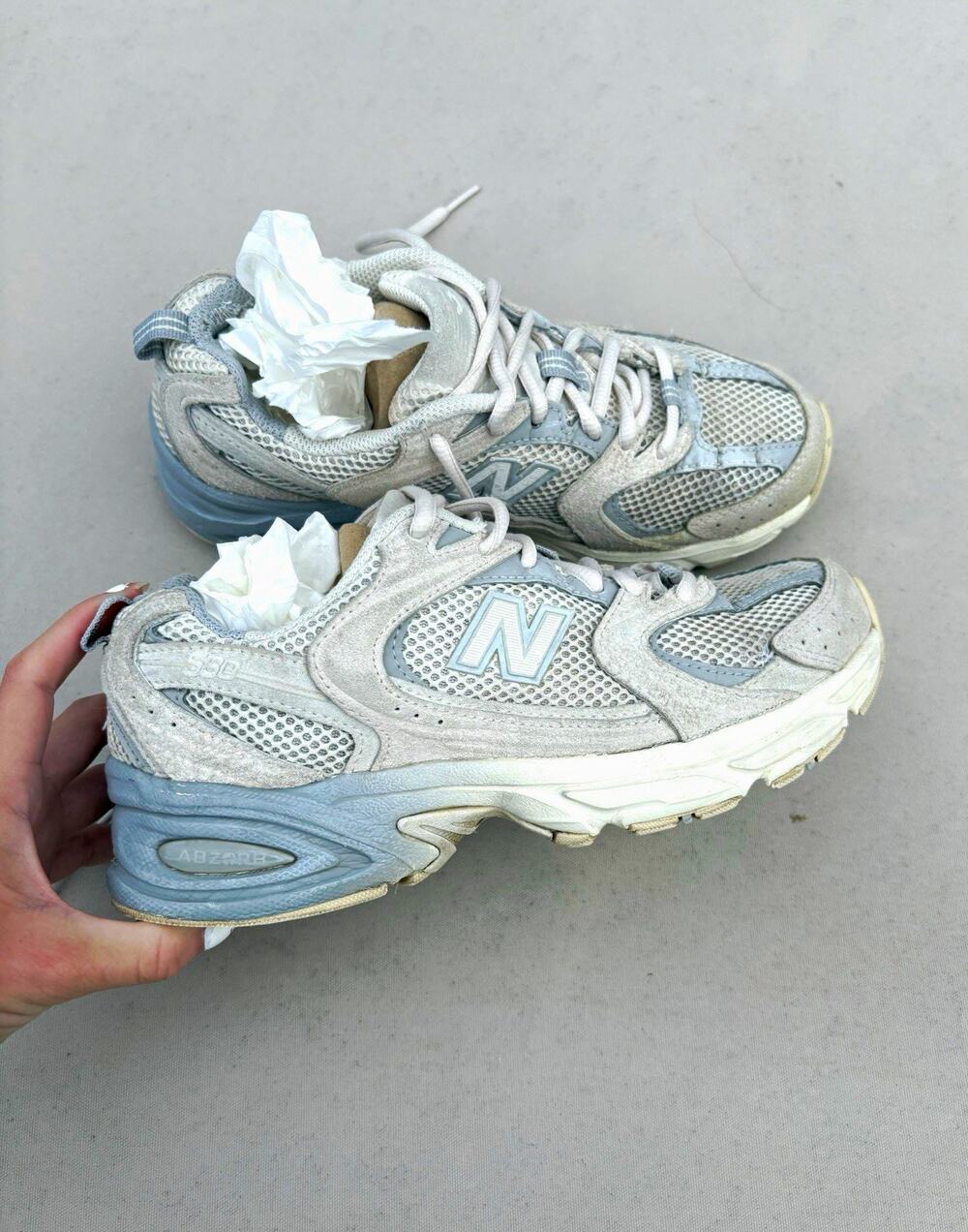New Balance 530 Grey/Blue Sneakers Women’s Size 6.5